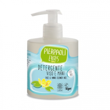 Pierpaoli Ekos Personal Care Nawilżający odżywczy płyn do mycia twarzy i rąk z organicznym ekstraktem z RYŻU 350ml